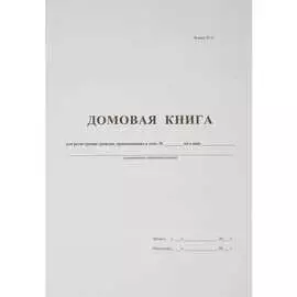 Бухгалтерская книга Attache Домовая книга поквартирная 380663