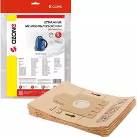 Бумажные мешки-пылесборники для пылесоса OZONE Z-28