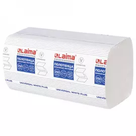 Бумажные полотенца LAIMA H3 UNIVERSAL WHITE PLUS 111343