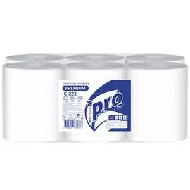 Бумажные полотенца protissue рулонные, 2 слоя, 150 метров, 6 рулонов с222