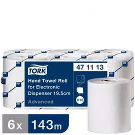 Бумажные полотенца tork advansed для сенсорного диспенсера в рулонах н12 6 рулонов в упаковке 471113 22167