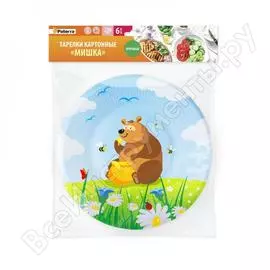 Бумажные тарелки PATERRA