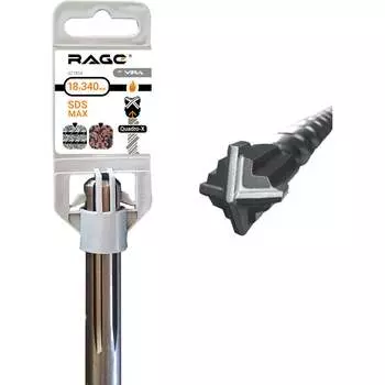Бур sds-max по бетону RAGE Quadro-X 571854