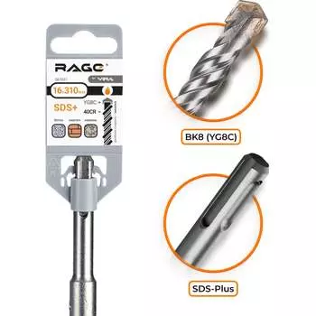Бур sds-plus по бетону RAGE RAGE 561631
