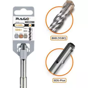 Бур sds-plus по бетону RAGE RAGE 561460