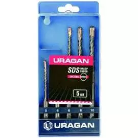 Буры sds-plus по бетону Uragan 901-25554-H5