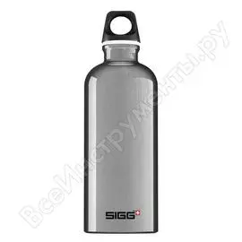 Бутылка sigg traveller 0.6 литра, светло-серая 8326.90