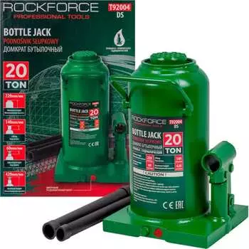 Бутылочный гидравлический домкрат Rockforce RF-T92004/DS/(28068)
