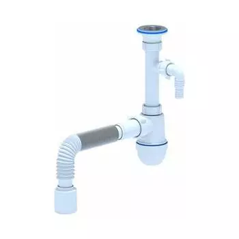 Бутылочный сифон для умывальника мойки АНИ Пласт C1310 025-0275