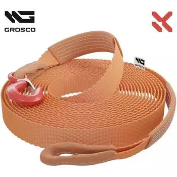 Буксировочный грузовой трос для буксировки авто до 30 тонн Grosco BTL6007HS