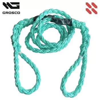 Буксировочный трос для буксировки авто до 10 тонн Grosco BTL2015SS