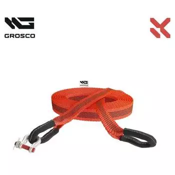 Буксировочный трос для буксировки авто до 15 тонн Grosco BTL3005LL