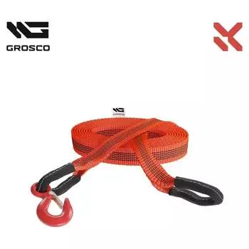 Буксировочный трос для буксировки авто до 15 тонн Grosco BTL3012LL