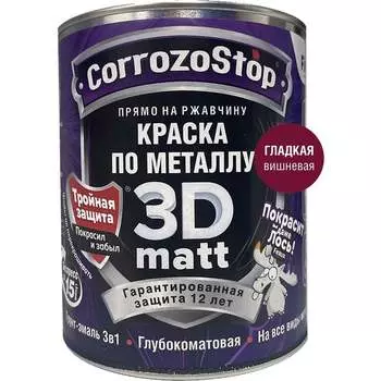 Быстросохнущая грунт-эмаль по металлу, ржавчине Finlux F-115 CorrozoStop 4603783210947