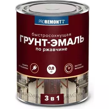 Быстросохнущая грунт-эмаль Proremontt Лк-00012740