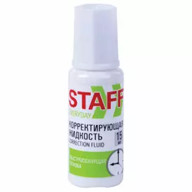 Быстросохнущая корректирующая жидкость Staff EVERYDAY 229398