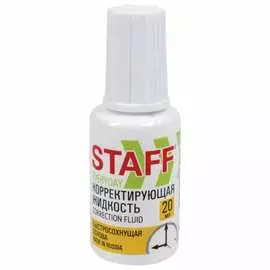 Быстросохнущая корректирующая жидкость Staff
