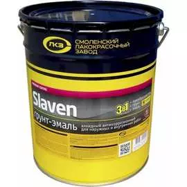 Быстросохнущий антикоррозионный грунт-эмаль Slaven