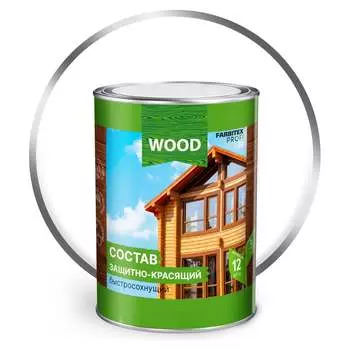 Быстросохнущий защитно-красящий состав для древесины Farbitex 4300008466