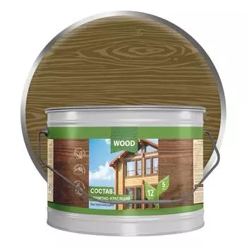 Быстросохнущий защитно-красящий состав для древесины Farbitex 4300008482