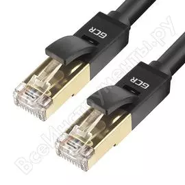Быстрый lan кабель для интернета gcr 5.0m, черный vivlnicg626-5.0m
