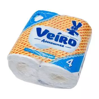 Бытовая двухслойная бумага VEIRO Домашняя 1с24 128024