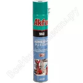 Бытовая клей-пена для пенополистирола и пенопласта Akfix FA019