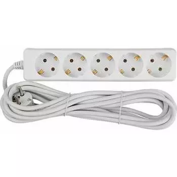 Бытовой удлинитель General Lighting Systems GES-16-3x100-5-10m 470044