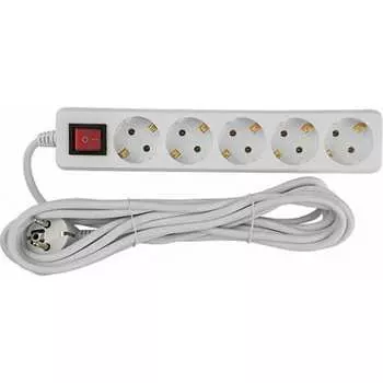 Бытовой удлинитель General Lighting Systems GES-16-3x100-5-7m-S 470048