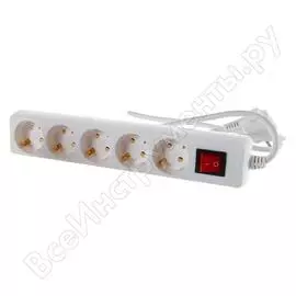 Бытовой удлинитель Volsten S 5x1,5-ZDV 9330