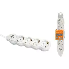 Бытовой удлинитель TDM ELECTRIC Люкс УЛ04В SQ1303-0182