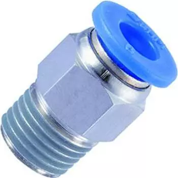 Цанговый прямой фитинг для трубки диаметром 4 мм SHPI PC 04-M6