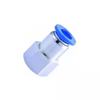 Цанговый прямой фитинг для трубки диаметром 6 мм SHPI PCF 06-R04