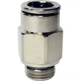 Цанговый прямой металлический фитинг Pegas pneumatic 6101