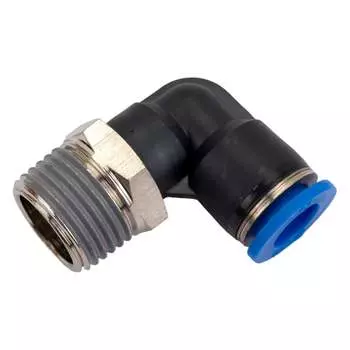 Цанговый угловой фитинг для трубки диаметром 10 мм SHPI PL 10-R04