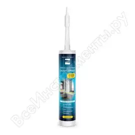 Cанитарный силиконовый герметик krauff 310 мл белый 00029