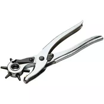 Цельнометаллический дырокол для кожи и тканей TOLSEN 10101