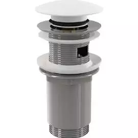 Цельнометаллический водослив для умывальника Alca Plast