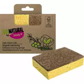 Целлюлозные губки для посуды YORK