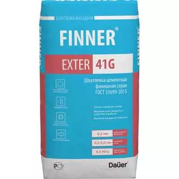 Цементная финишная шпатлевка Dauer finner exter 41g 31638