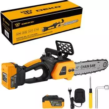Цепная аккумуляторная бесщеточная пила DEKO DKCHS 085-2000