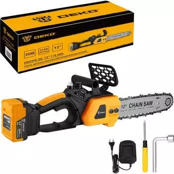 Цепная аккумуляторная бесщеточная пила DEKO DKCHS 085-2001