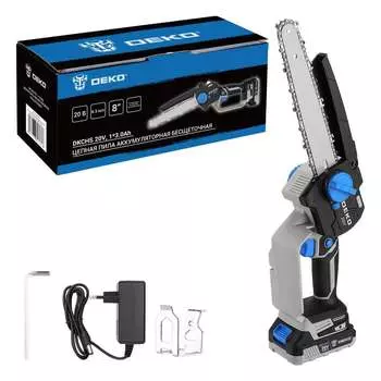 Цепная аккумуляторная бесщеточная пила DEKO DKCHS 20V 085-2010