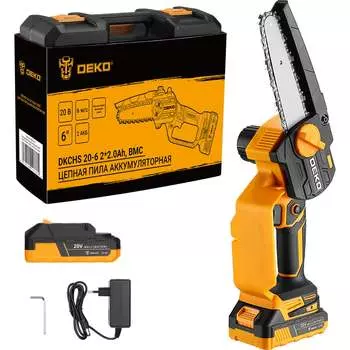 Цепная аккумуляторная пила DEKO DKCHS 063-4481