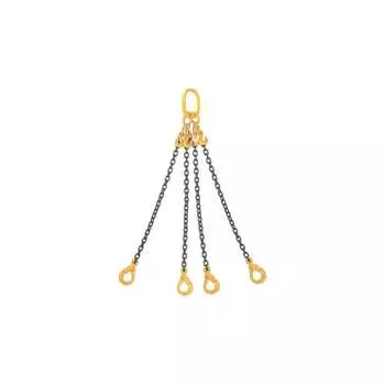 Цепной строп Сталь-91 4СЦ - 11,2/6000 звено ОВ увеличенное, укоротители, крюки самозак. 4687202314591