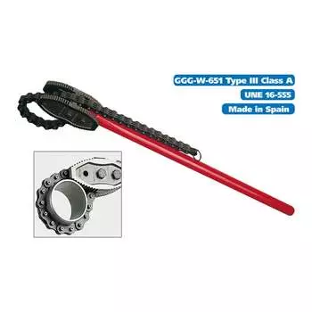 Цепной трубный ключ SUPER-EGO HEAVY DUTY 103350000