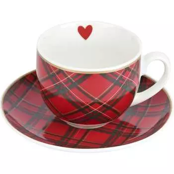 Чайная пара Nouvelle чашка и блюдце "edinburgh", 240 мл 1620108