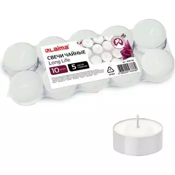 Чайные свечи LAIMA Long Life 609199