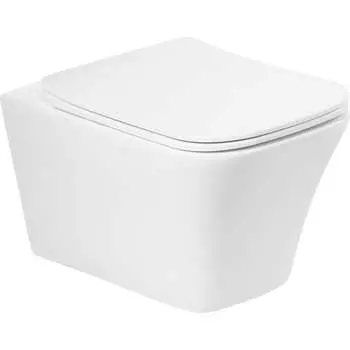 Чаша подвесного безободкового унитаза PLATINO Art&amp;Max