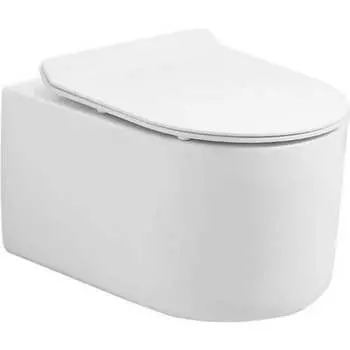 Чаша подвесного безободкового унитаза RIMINI Art&amp;Max